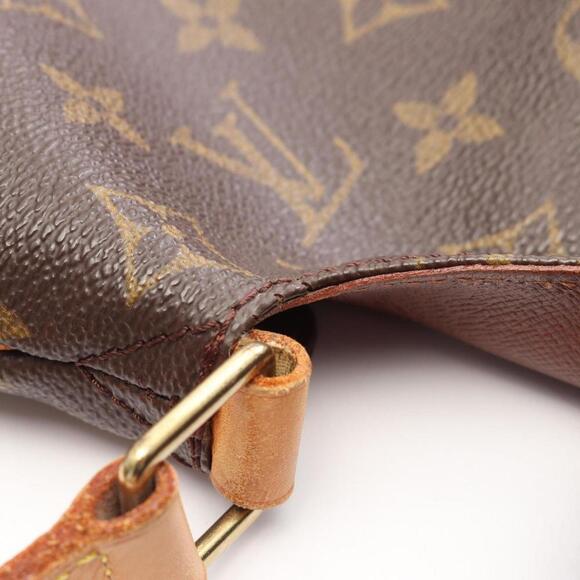 LOUIS VUITTON Brown Monogram Leather Shoulder Bag - Picture 6 of 12